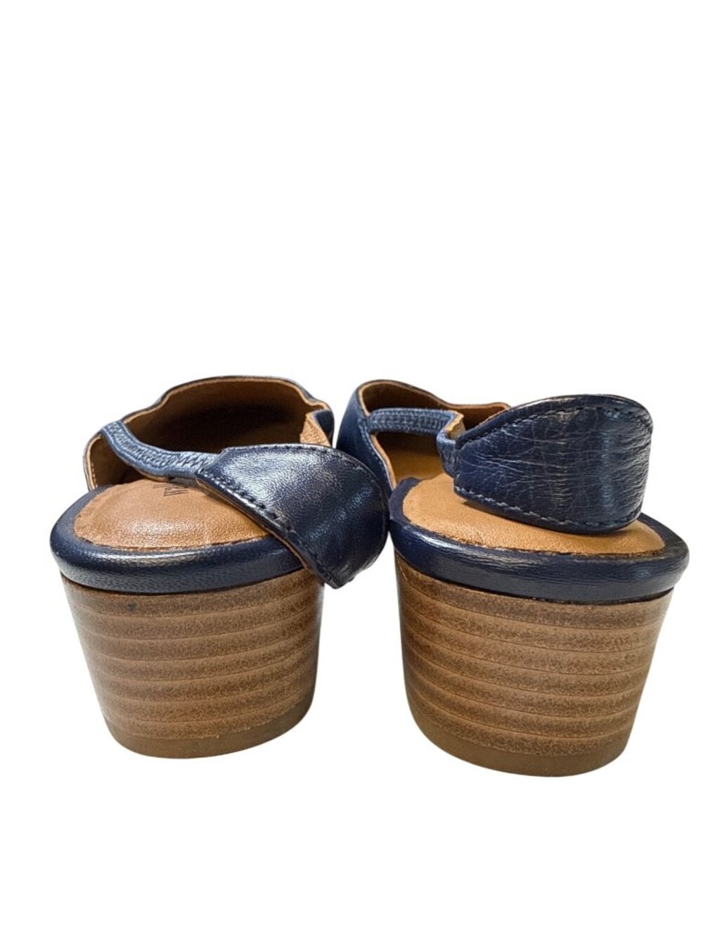 Walk with Me by Coldwater Creek Josie Slingback Shoes~Size 8.5M~Navy Blue L19 10 - Picture 6 of 9